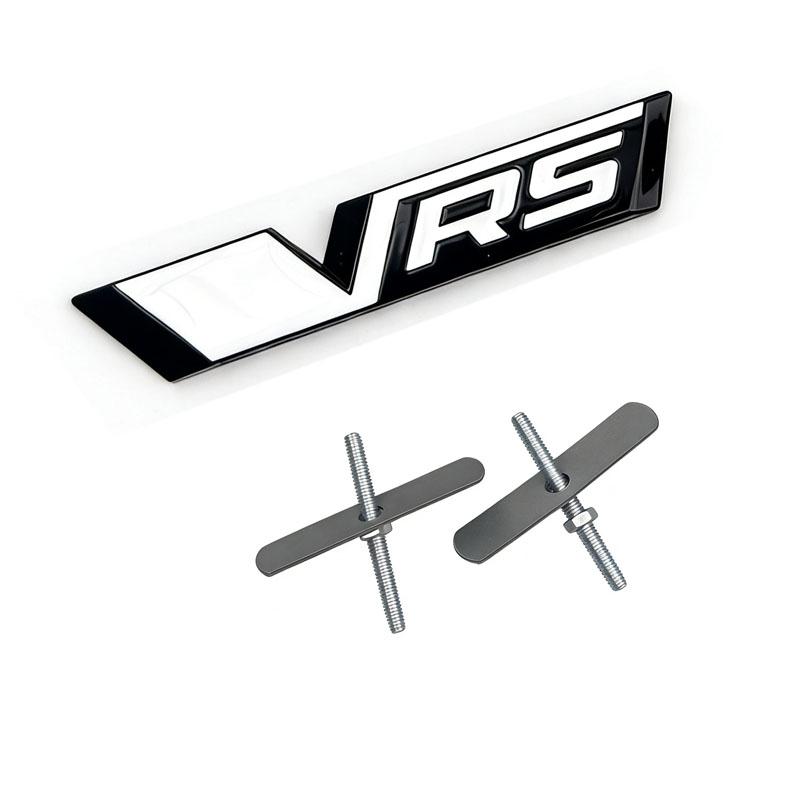 CXUX8 Car 3D Metal Logo Grill Trunk Emblem Badge Sticker Decals For Skoda VRS Octavia 1 2 3 5 Fabia Rapid Superb Kodiaq KAROQ 4x4 YETI