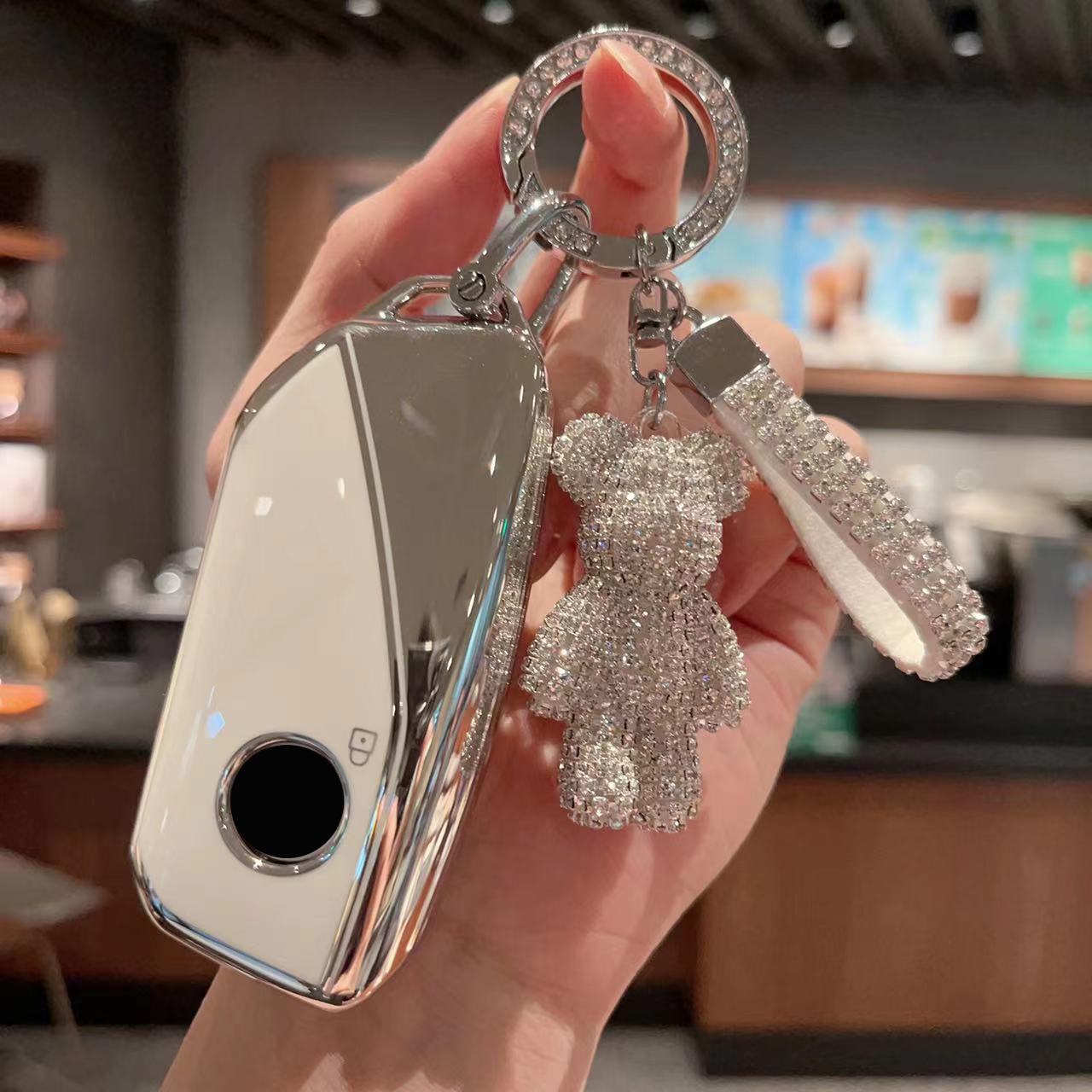 

Модный чехол для автомобильного ключа из ТПУ, защитный чехол для брелока BMW 7 серии X1 U11 i7 X7 G70 G07 G81 LCI iX I20 G81 G09 XM U06 M3 2023