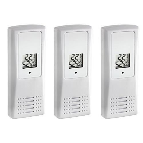 Thermo-hygromètre sans fil tfa klima-monitor + 3 capteurs