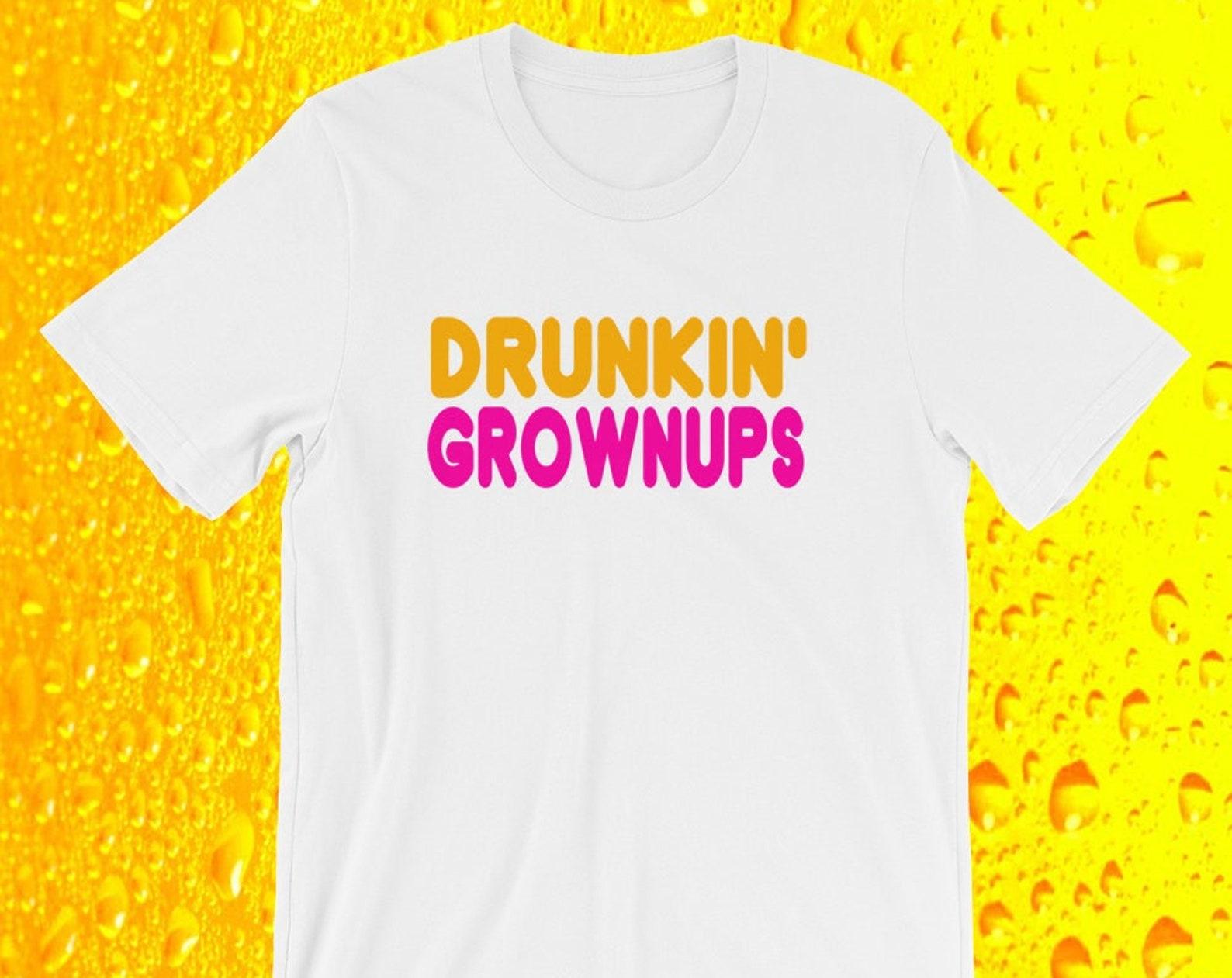 Drunkin Grownups - Unisex T-Shirt XL