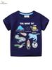 Glow-in-the-Dark Boys' Cartoon T-shirt - 100% Cotton Summer Short Sleeve 2026