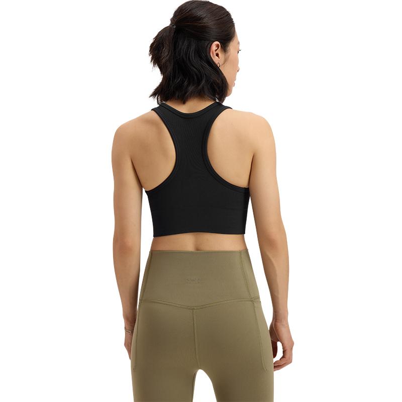 Under Armour Vanish Seamless Logo Pattern Outdoor Casual Pullover Sports Underwear Women underwear Black 1384419-001