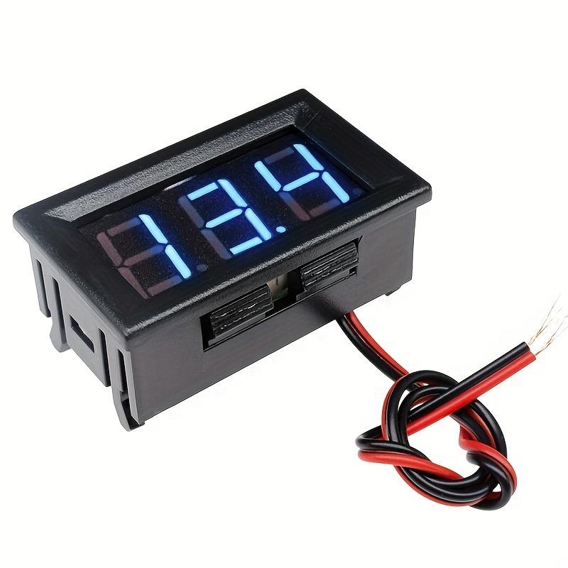 Digital Voltage Display 0.56,Two-Wire DC 4.5V-30V LED Voltmeter Display Voltage Tester Meter for Automotive & Electrical Troubleshooting