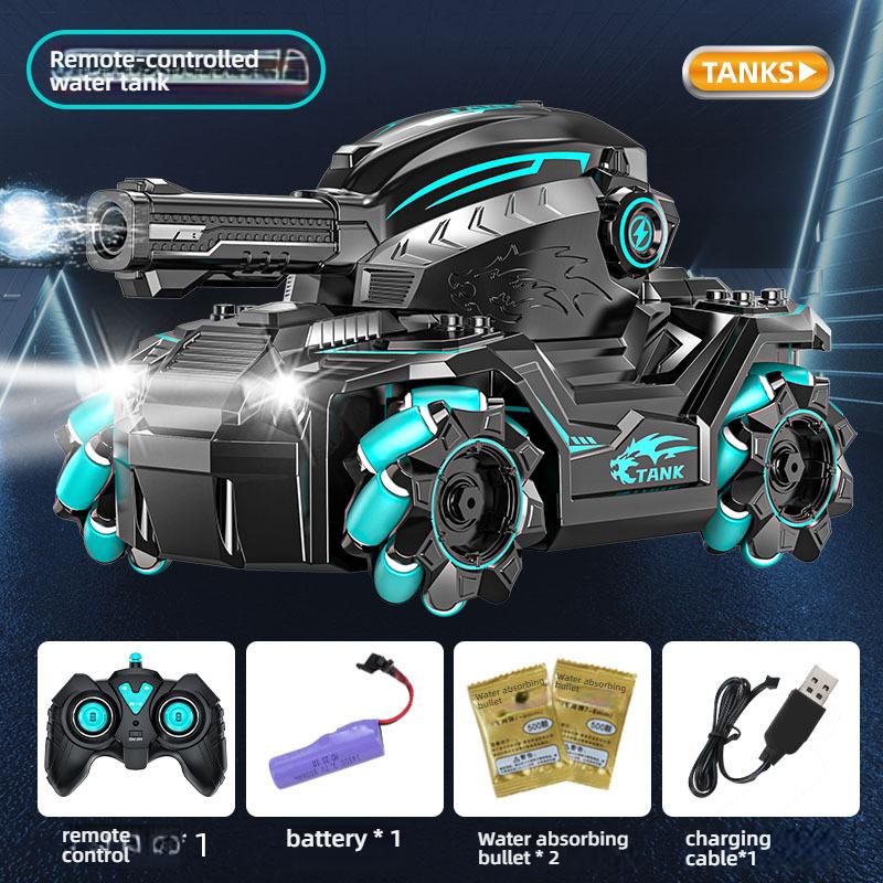 Children's Gesture Sensing Stunt Remote Control Car, Water Bomb Launching, Drifting Four-wheel Drive Mecha, Water Bomb Remote Control Tank Car