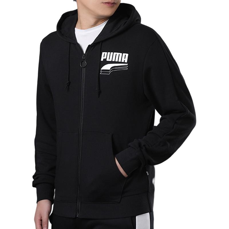 PUMA Jackets Men's Black Hooded Moderate Other 582733-21