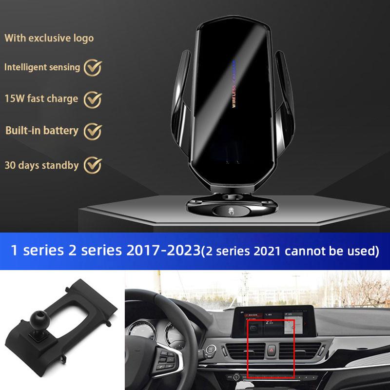 Car Mobile Phone Holder For BMW 1 2 3 5 7 Series X1 X2 X3 X4 X5 X6 X7 5GT 3GT I3 I4 MINI Wireless Charger Fast Charging Bracket