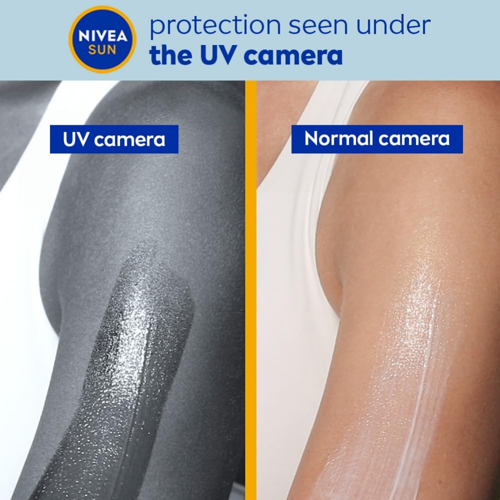 Nivea Sun Protect SPF 50 PA+++ Sunscreen 125ml, UVA-UVB Protection, Vitamin E, Water Resistant, Non-Greasy