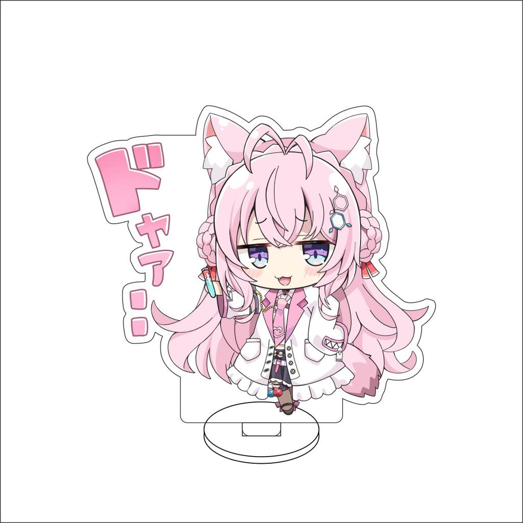 10CM Anime hololive Figure Stand Model Robocosan/Usada Pekora/Shirakami Fubuki Cute Desk Decor Standing Sign Gifts