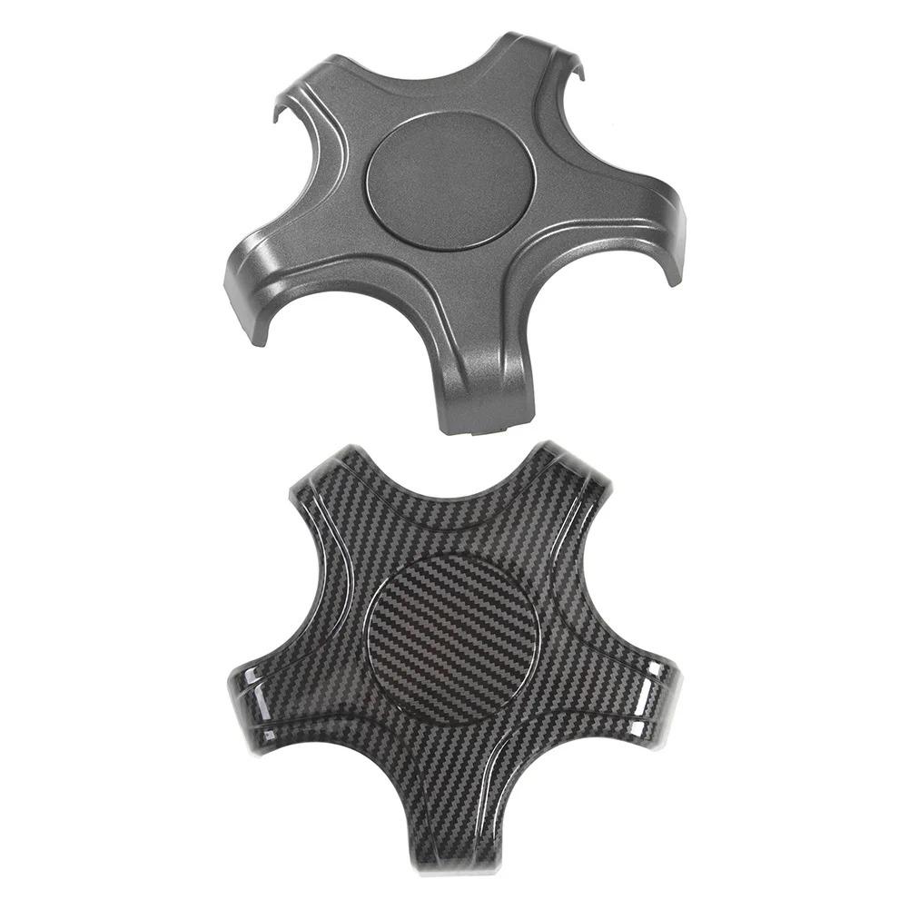 Suitable for Tesla Model 3 Five Claw Type Carbon Fiber Wheel Center Caps Hub Cover Athletic wheel Car original Accessories 4pcs