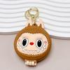 Kawaii Labubu Monster Schlüsselanhänger Spiegel Kamm Anhänger Drei-in-Eins Multifunktionale Schlüsselringe Mädchen Outdoor Tragbare Schlüsselanhänger