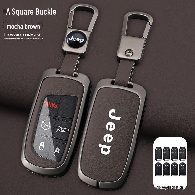 Etui na kluczyk Jeep Compass, Cherokee & Renegade z karabińczykiem