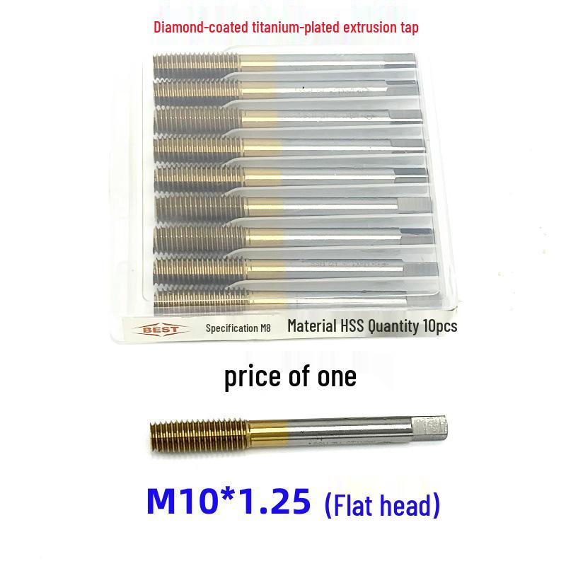 Premium Cobalt-Plated Titanium Extrusion Tap Set: M2-M16 Sizes