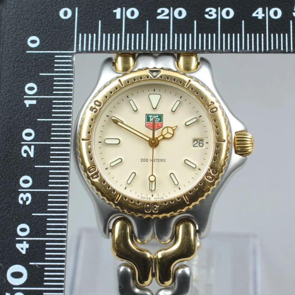 Used TAG HEUER Professional Cell 95.713M SS/GP Quartz Men's Watch