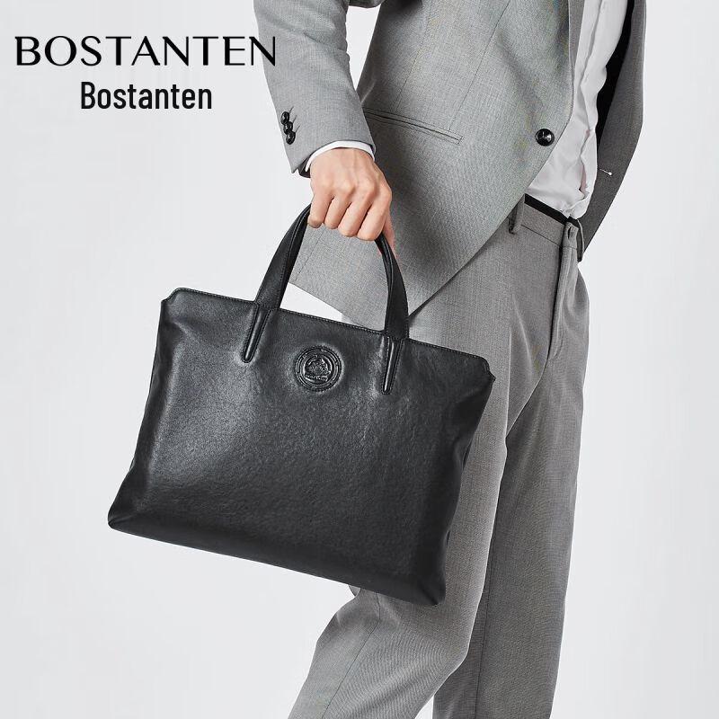 Bostanten Herren Aktentasche aus echtem Leder