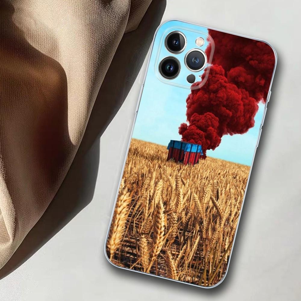 PUBG Phone Case For iPhone 14 11 12 13 Mini Pro XS Max Cover 6 7 8 Plus X XR SE 2020 Funda Shell