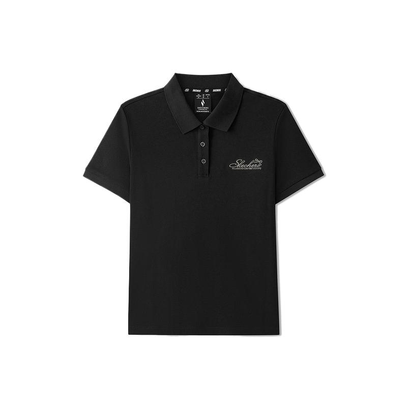 Skechers Breathable Skin-Friendly Pullover Polo Shirt Women tops L126W023-0018 S