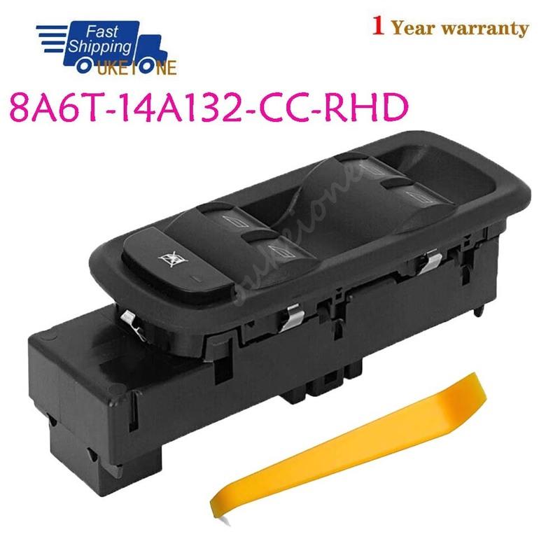 8A6T-14A132-CC for FORD FIESTA VI 2008-2013 Front Right Master Driver Side Electric Power Lifter Window Switch Button Parts