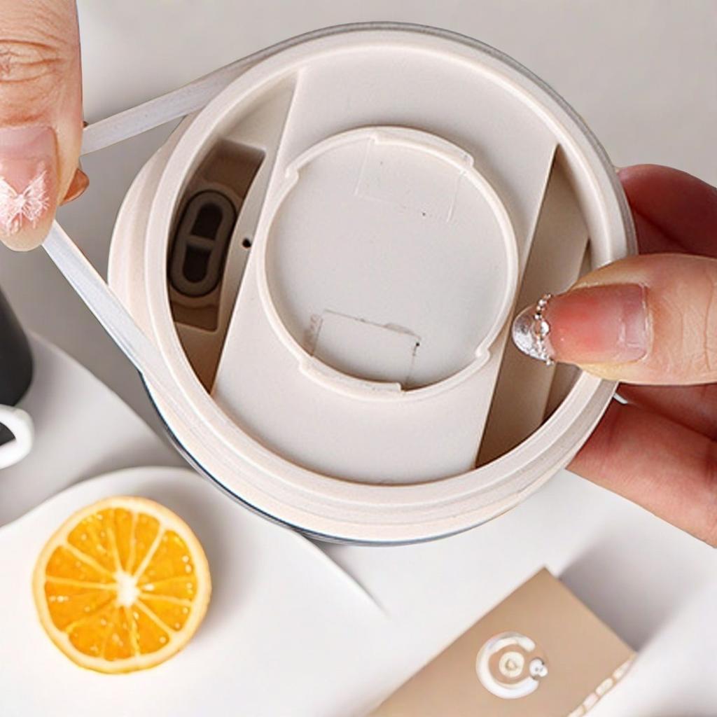 New Coffee Cup With Strainer&Spoon 304 Stainless Steel Office Drinking Cup Leak Proof Portable Tea Milk Coffee Mug