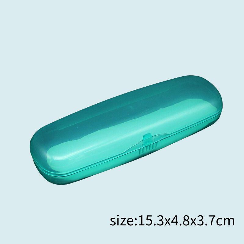 Transparent Glasses Case Plastic Glasses Storage Box Simple Portable Students Glasses Cover Flat Mirror Myopia Sunglasses Case