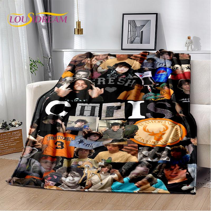 Divertente Coperta dei Tripletti Sturniolo, Matt, Chris, Nick, Morbida Coperta in Flanella per Casa, Camera da Letto, Letto, Divano, Picnic, Ufficio, Tempo Libero, Riposino