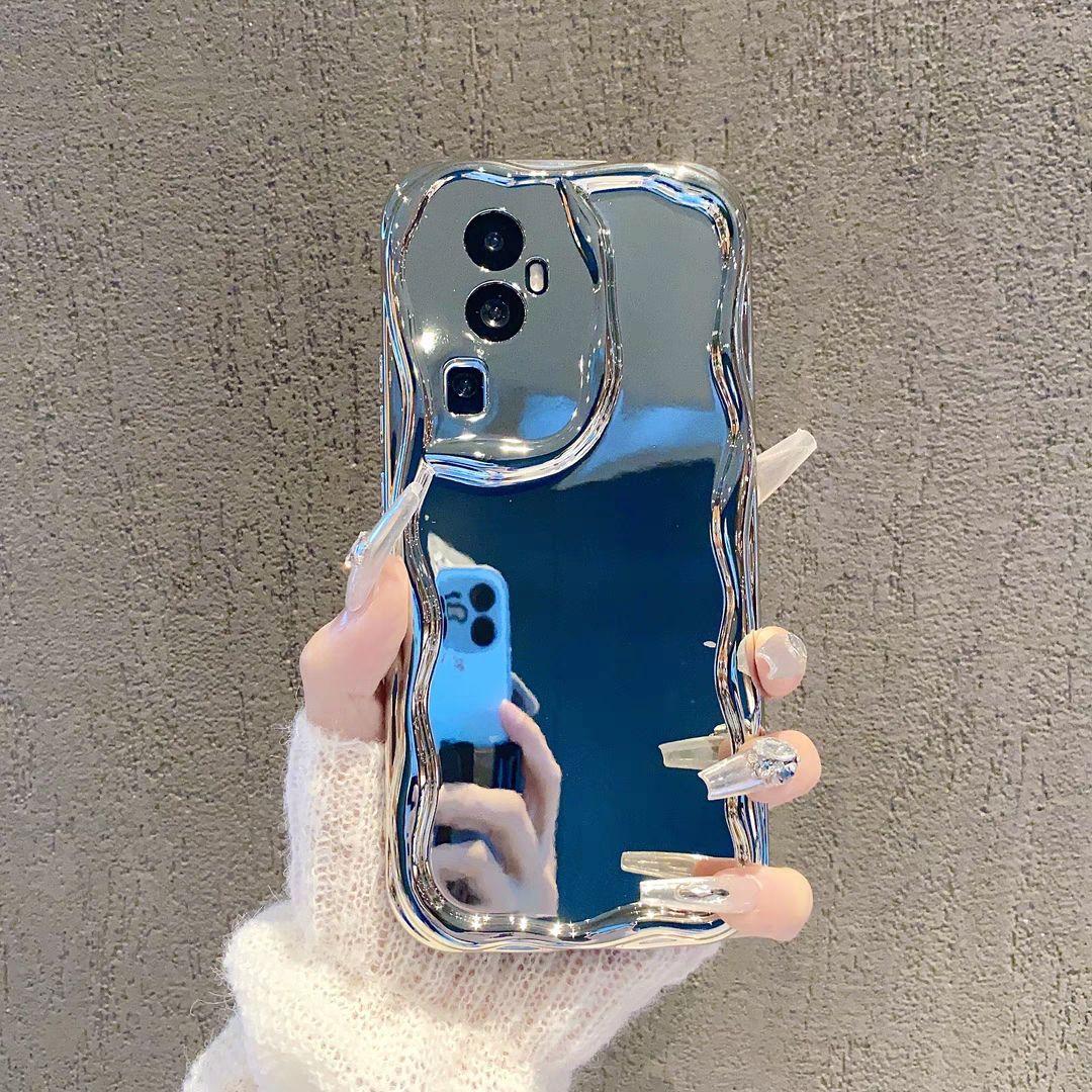 

Подходит для чехла для мобильного телефона iPhone 16 Роскошный гальванизированный силиконовый чехол с сердечком 14Promax Apple 15 Защитный чехол 13 Креативность iPhoneSE 2020