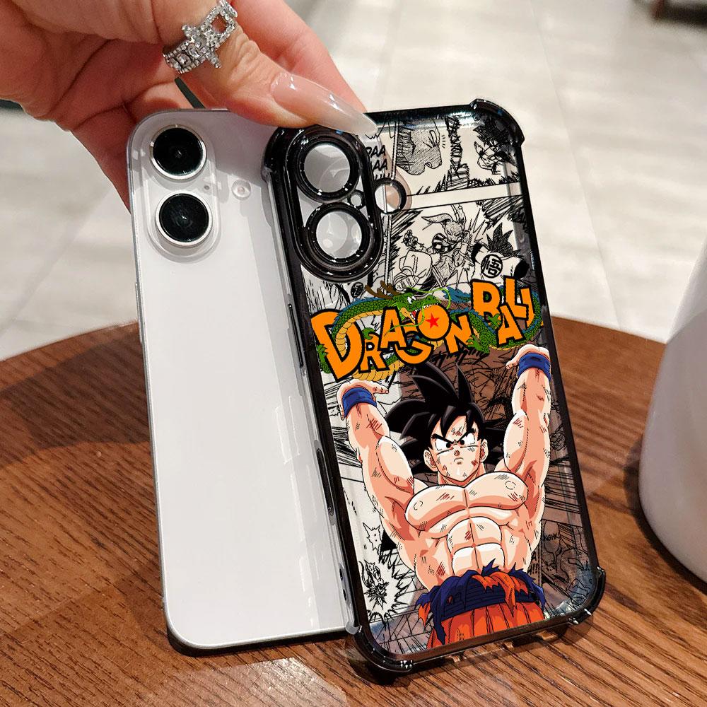 Goku Anime Dragons Balls Morbida Custodia Per iPhone 17 Pro 16 15 14 13 12 11 Pro Max Custodia 17 Plus 17E 16E 17Air Silicone Copertura Telefono