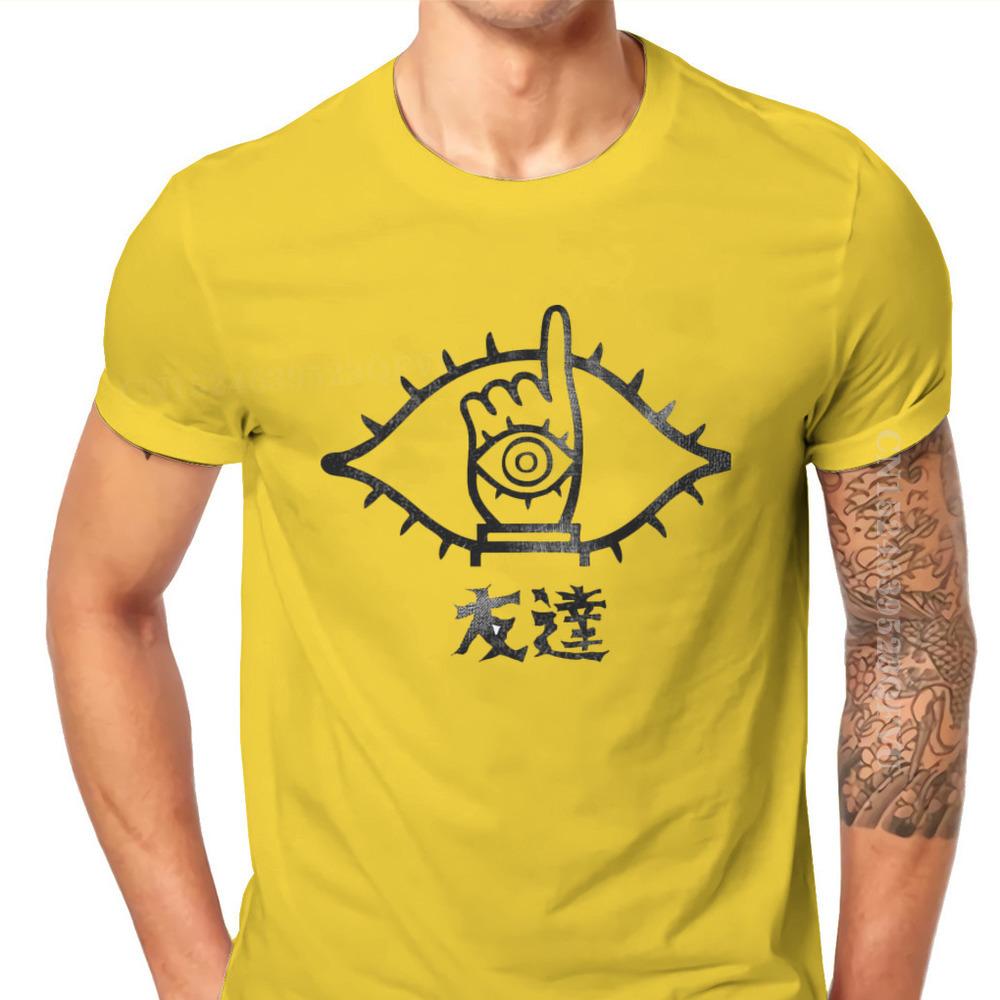 Friend Men Tshirts 20th Century Boys Manga Kenji Otcho Tshirt Clothing Fabric Men T Shirts Humor Top Quality Fathers Day