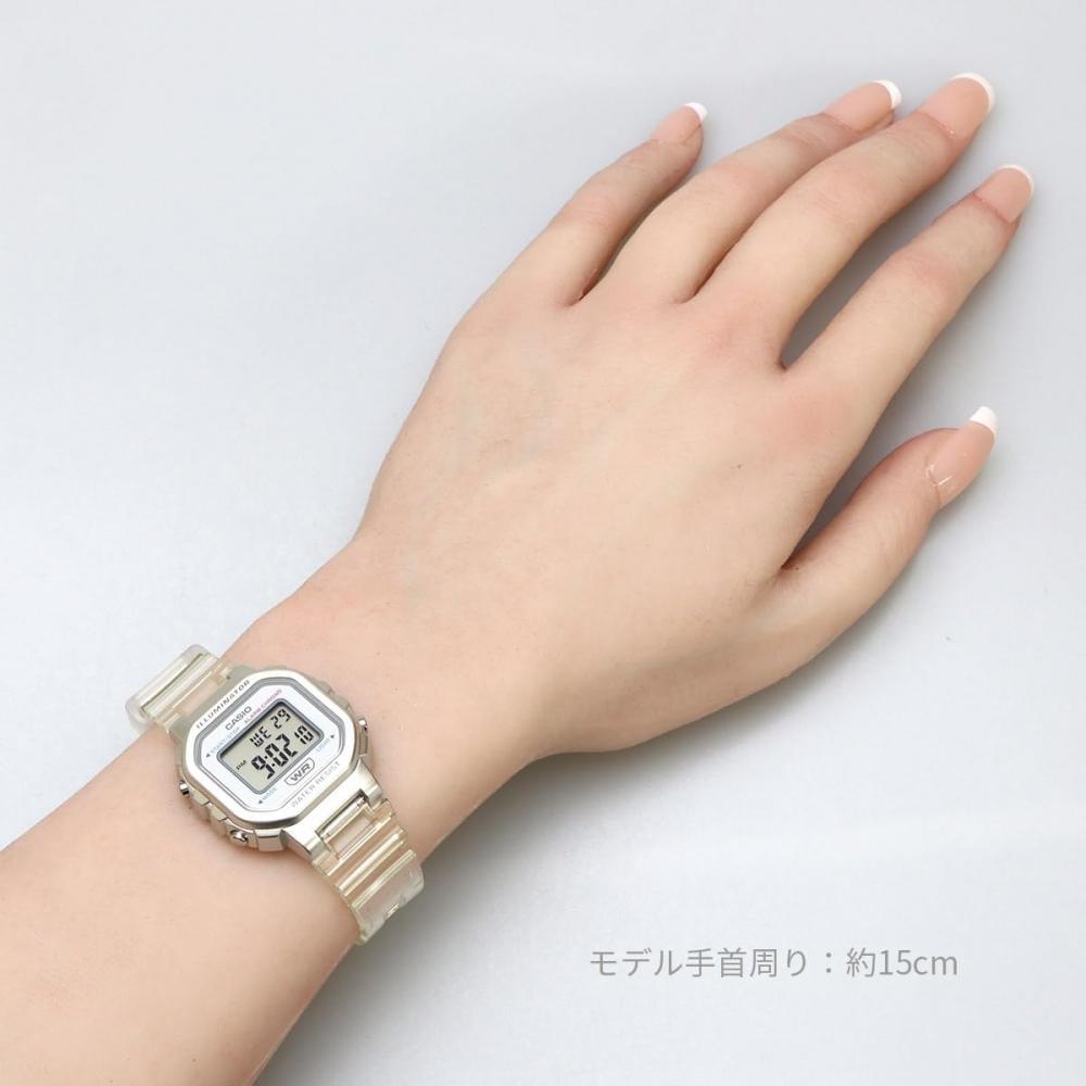 Casio Digital Watch Chipkashi La 20whs 7a Ladies Girls Kids Clear Overseas Model