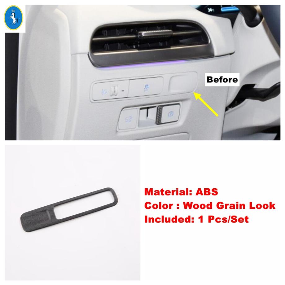 ABS Auto Dashboard Air Outlet Vent / Glass Lift / Electrical Hand Brake Lights Panel Cover Trim For Hyundai Palisade -