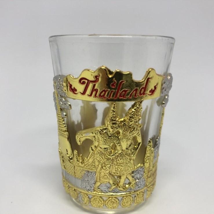 Shot Glass Alloy Steel Traditional Dance Temple Place Cup Vintage Silver Gold Color Bar Pub Club Restaurant Drinkware Bartender Tools