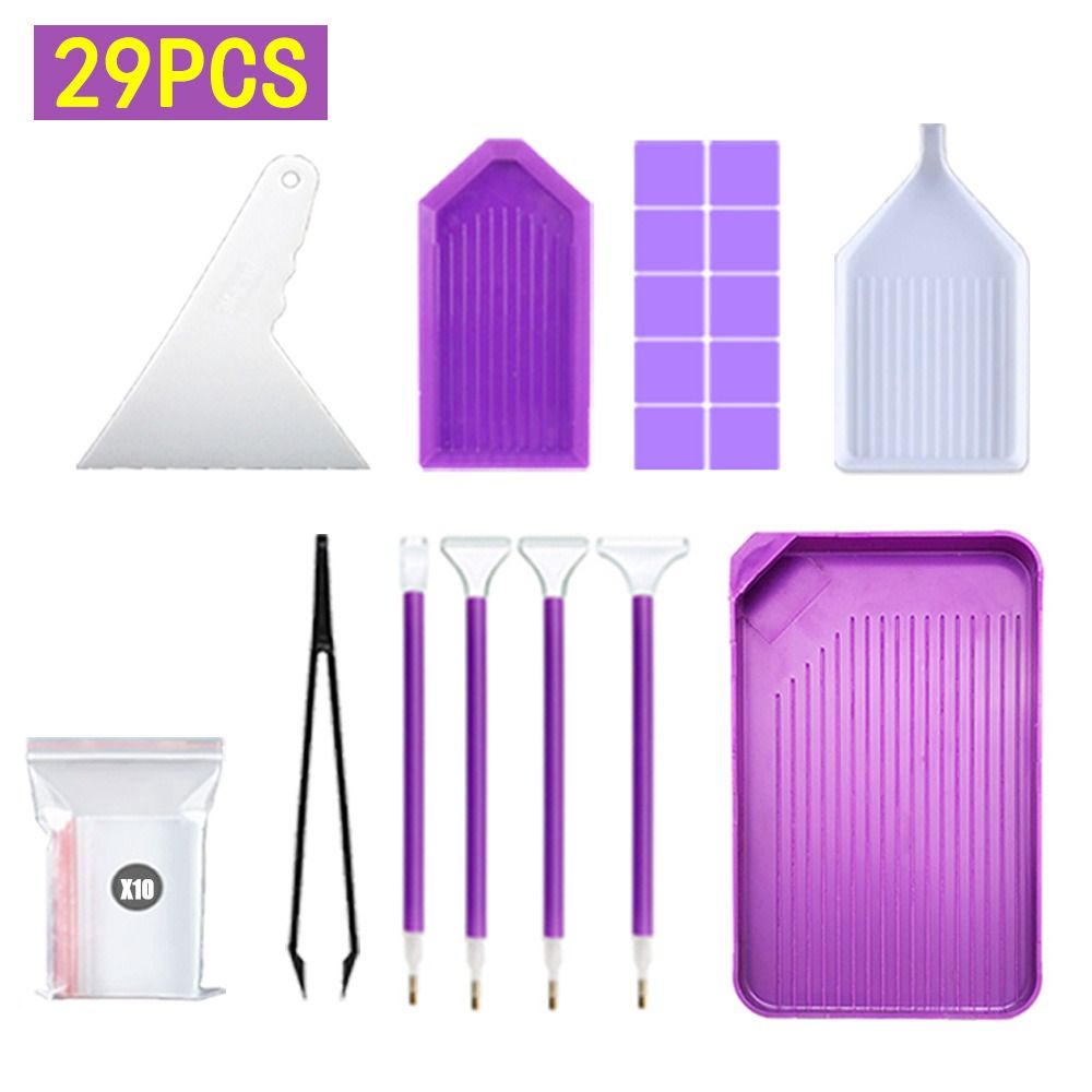 5D DIY Painting Tools Set Craft Drill Plate Tool Set Embroidered Accessories