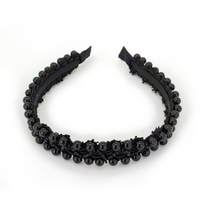 LALA Pearl Hairband - BLACK