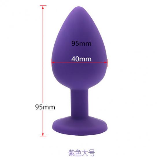 Soft Rubber Silicone Butt Plug Back Court Sex Toys Sex Tools Chrysanthemum Masturbation Long-Term Outing Wear Adult Toys Female