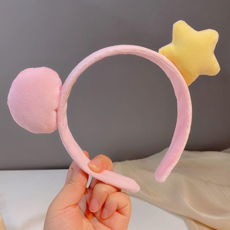 Adorable Piggy Star Headband for Kids - Cartoon Pig Design for Photos, Cosplay, or Face Washing