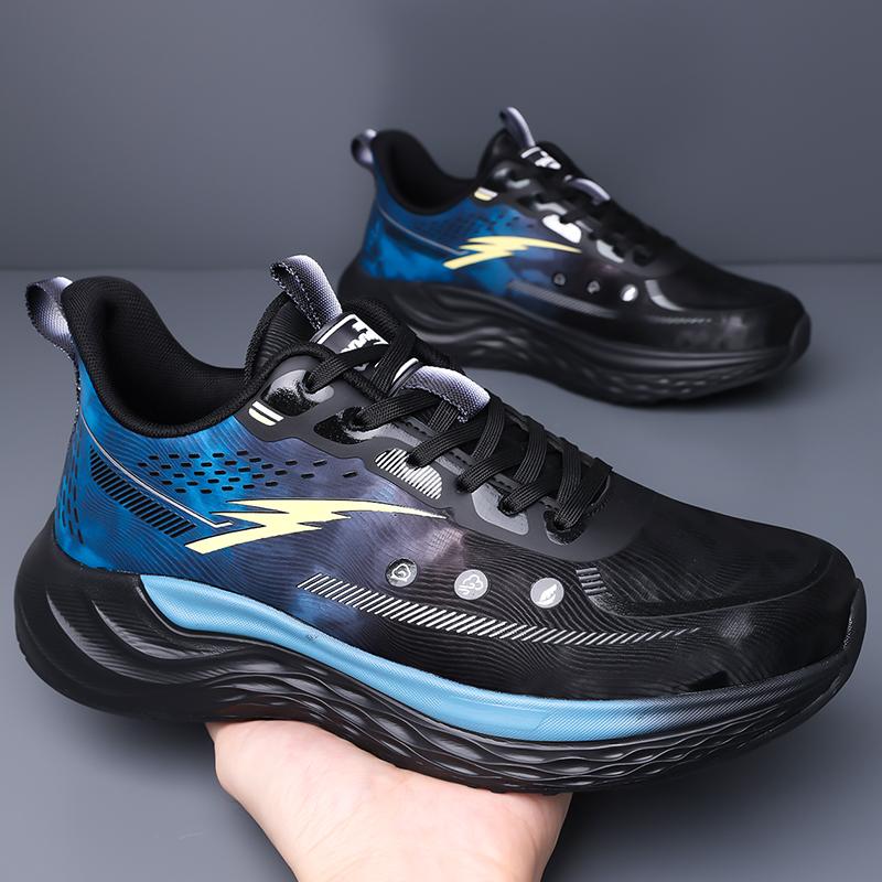 Men's Casual Comfortable Running Sports Shoes Anti Slip Abrasion Resistant Soft Sole Protect Shoes Lightweight Shoes Breathable