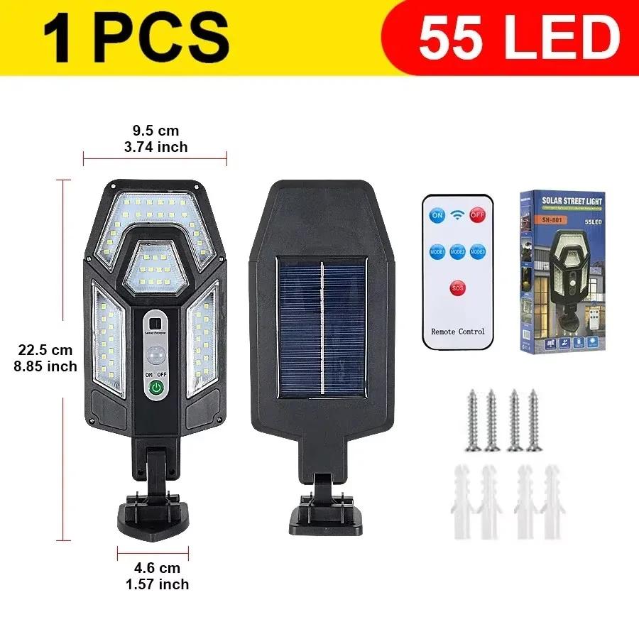 Newest Solar LED Light 300000LM Outdoor Solar Lamp Of Motion Sensor 4 Mode Waterproof IP65 Solar Garden Light Street Yard Lanter