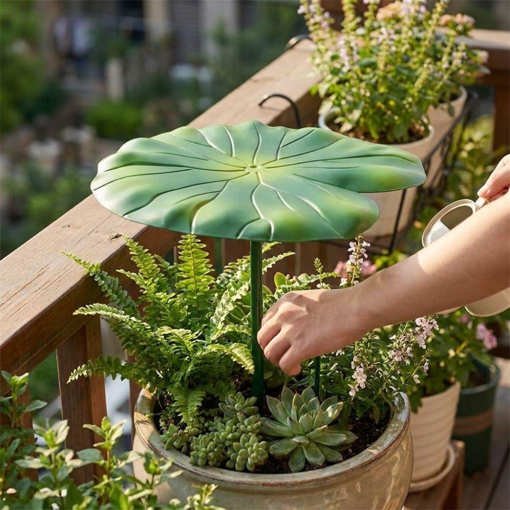 Iron Art Metal Plants Shade Cover with Stake Outdoor Sunblock Cover  Potted Plants