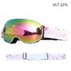 Large Spherical Ski Goggles Men Women Anti-Fog Double-Layer Snowboard Eyewear With Prescription Lens Compatibility
