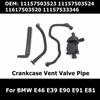 For E36 E46 E90 E39 E91 E81 11157503524 11157503523 11157513903 11617503520 Crankcase Breather Vent Valves with Hose Kit