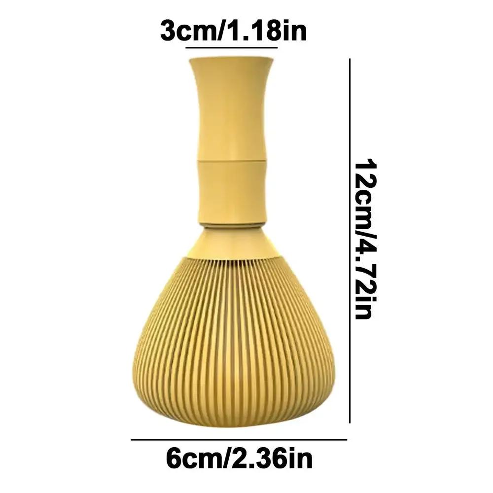 

BEPAN Reusable Resin Matcha Whisk Plastic Dishwasher Safe Matcha Stirrer Traditional Matcha Tea Powder Tea Making Tools жовтий