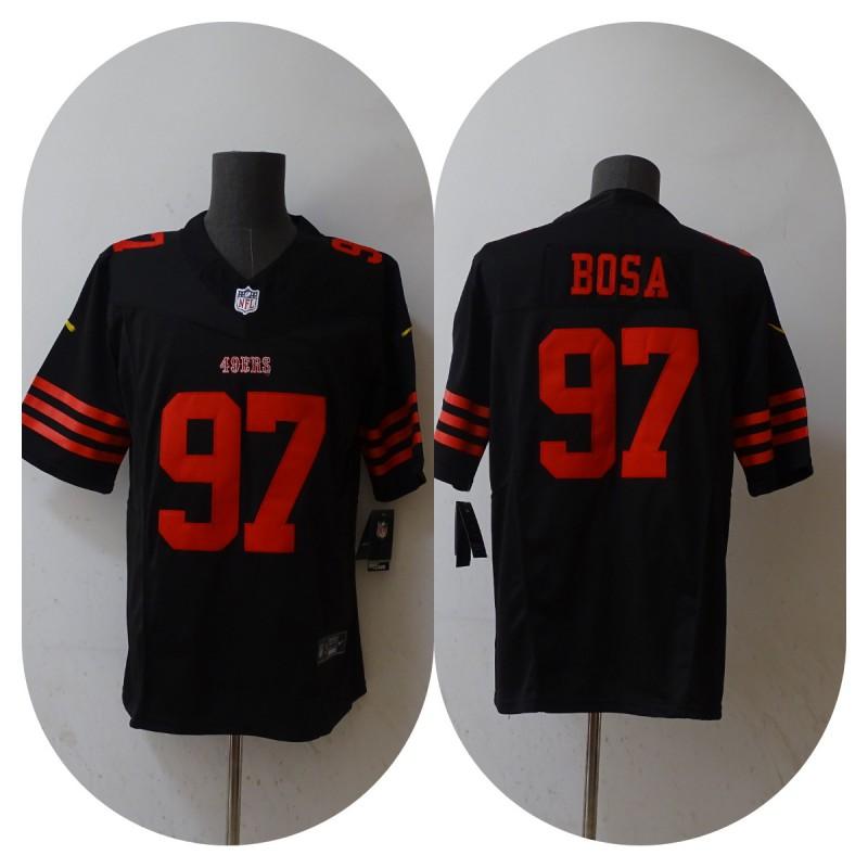 Camiseta de Manga Corta para Hombre de la NFL San Francisco 49ers Bordada Ropa del Equipo Ropa para Aficionados Equipación Deportiva