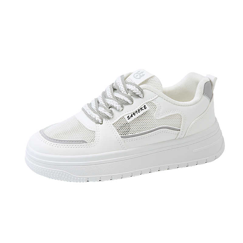 Fashion Flat-heeled Without Heel Women's Original Sneakers Walking Outdoor Boots White Sport Shoes Basquet Skor Sapatenos