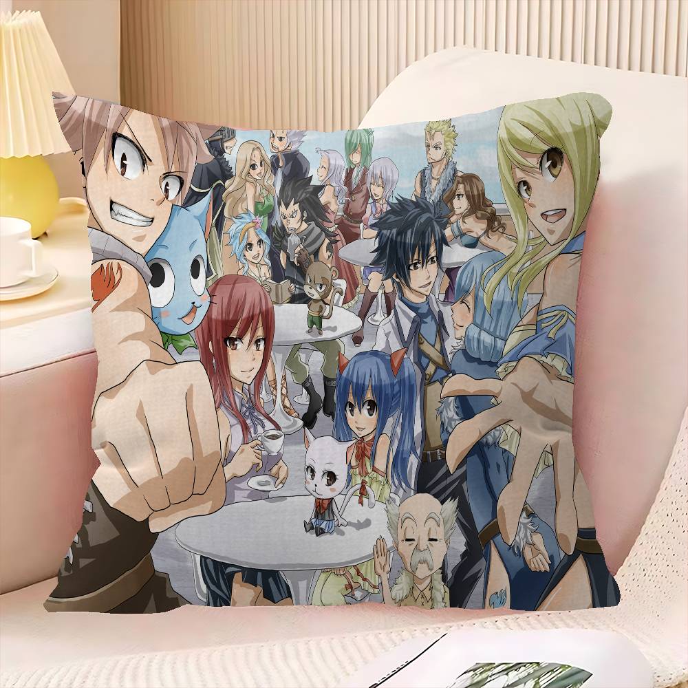 F-Fairy T-Tail A-Anime Pillow Cover For Bedroom Room And Living Room Sofa Decorative Cushion Cover
