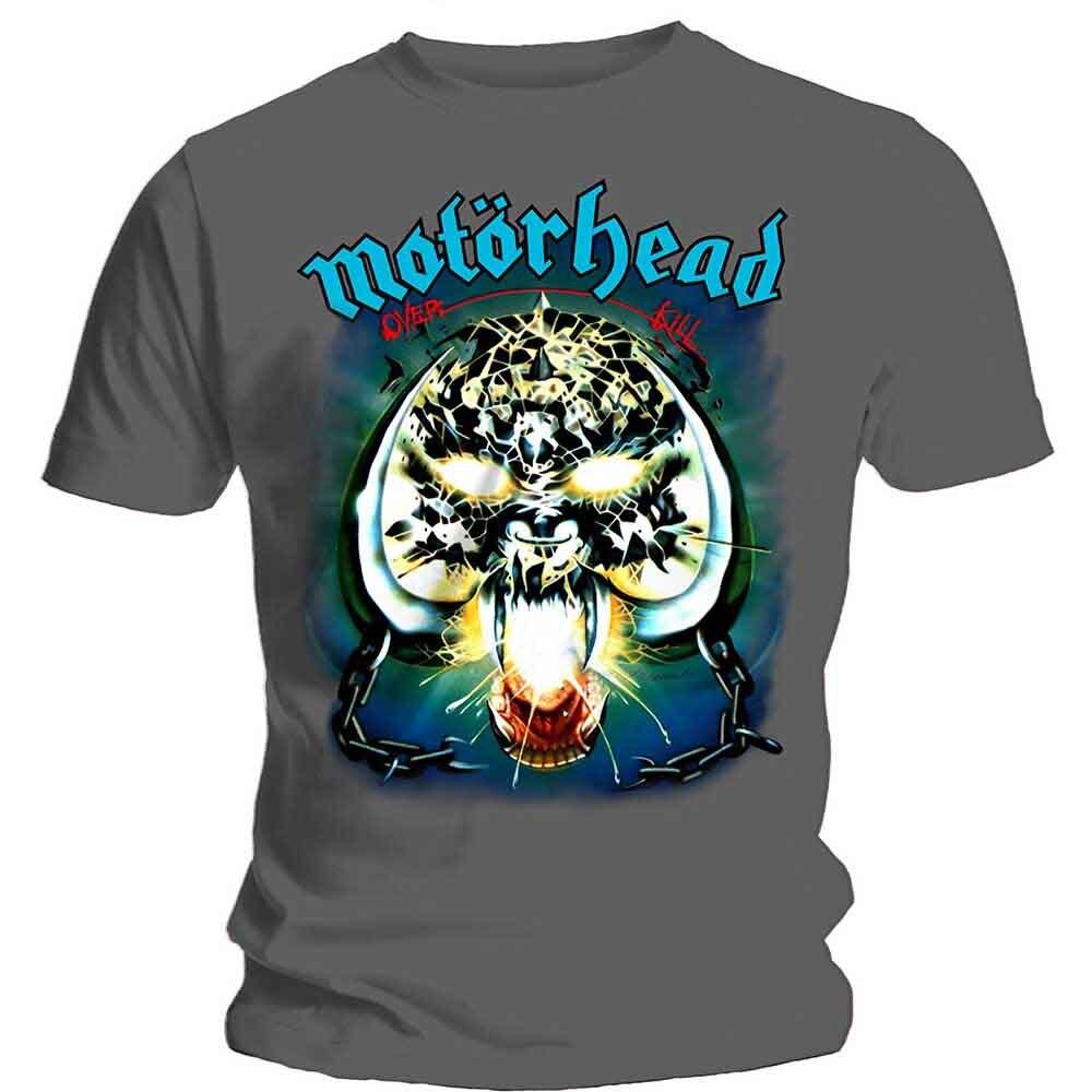 Motorhead Overkill T-Shirt Grey New Unisex T-Shirt XXL