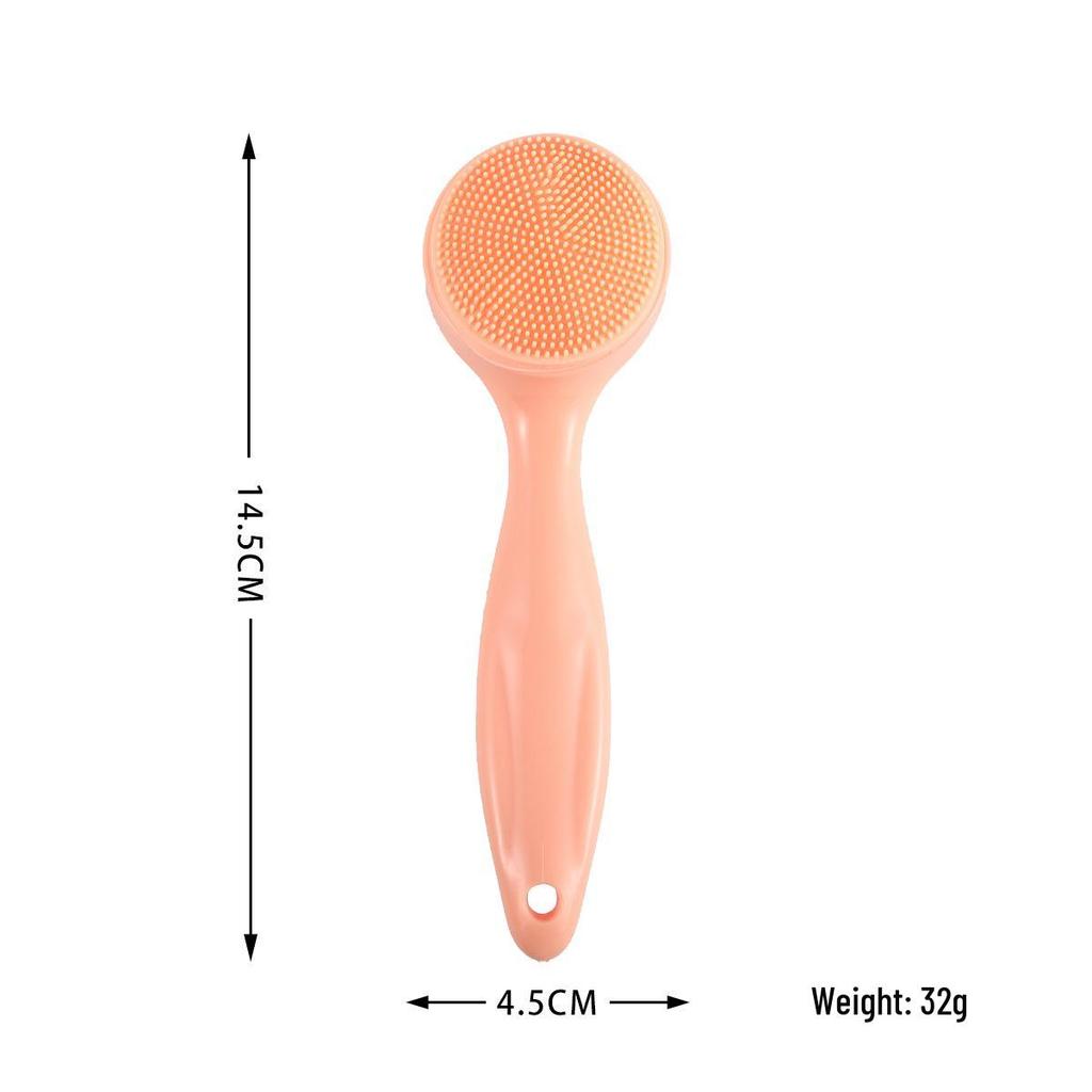 Portable Silicone Facial Cleansing & Makeup Remover Brush - Soft Blackhead Remover Tool