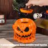 Compact Halloween Pumpkin Figurine Waterproof Resin Decoration For Home Garden Party Decors Storage Friendly