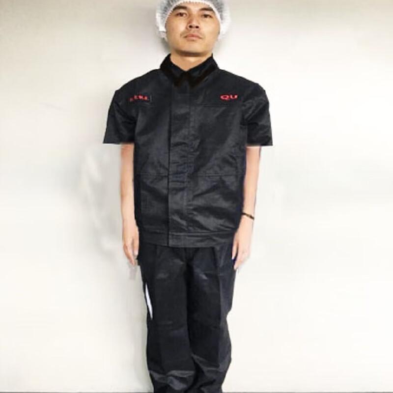 Jin Bai Qi Lightweight Short Sleeve Work Uniform Set 6XL