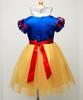 Halloween Girls Snow White Princess Dress Carnival Birthday Costume Party Clothes Dress+Headband+Cape 3PCS Outfits Girls Dresses