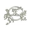 Happy 20th Birthday Metal Die Cuts Carbon Steel Cutting Dies Embossing Stencils for Card Photo Scrapbooking Decorations