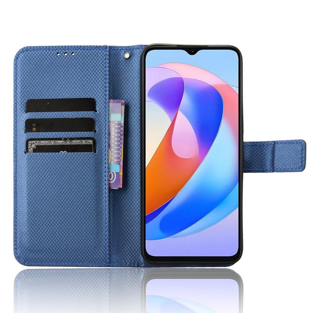 Honor Magic 6 Lite 5G Flip Case, Wallet Smart Magnet, Blue